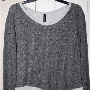 DARK GRAY THICK LONG SLEEVE SHIRT